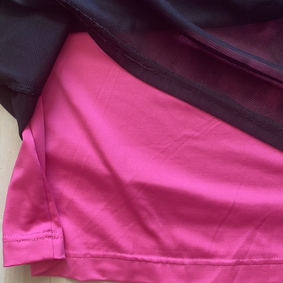 🇨🇦EUC black mesh layer over pink top punk cool - Picture 5 of 12